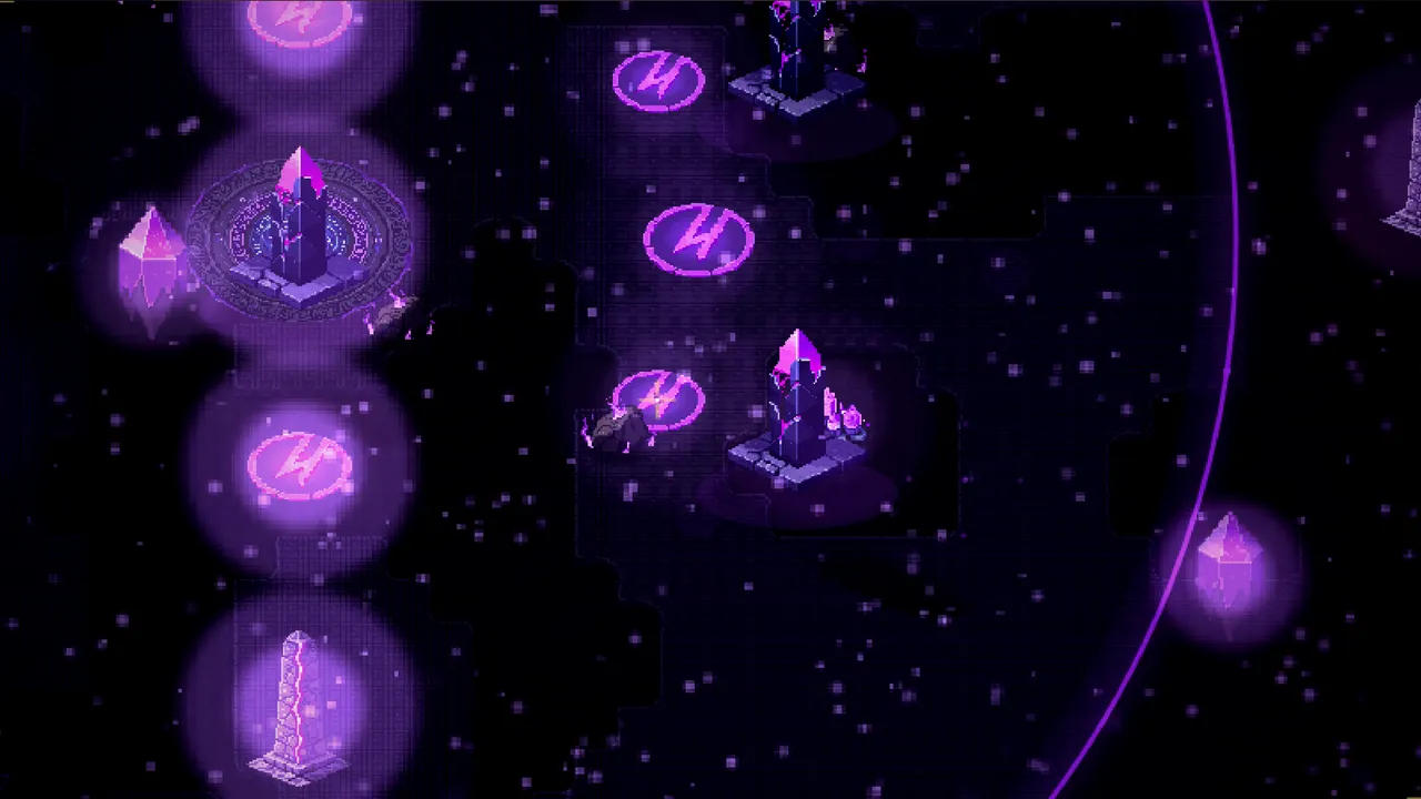 The Crucible arena in Mystvale, as it renders in game