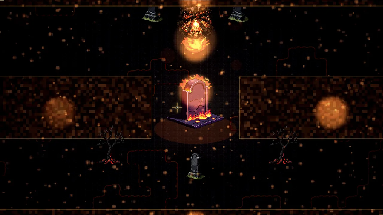 The Embergrave arena in Mystvale, as it renders in game