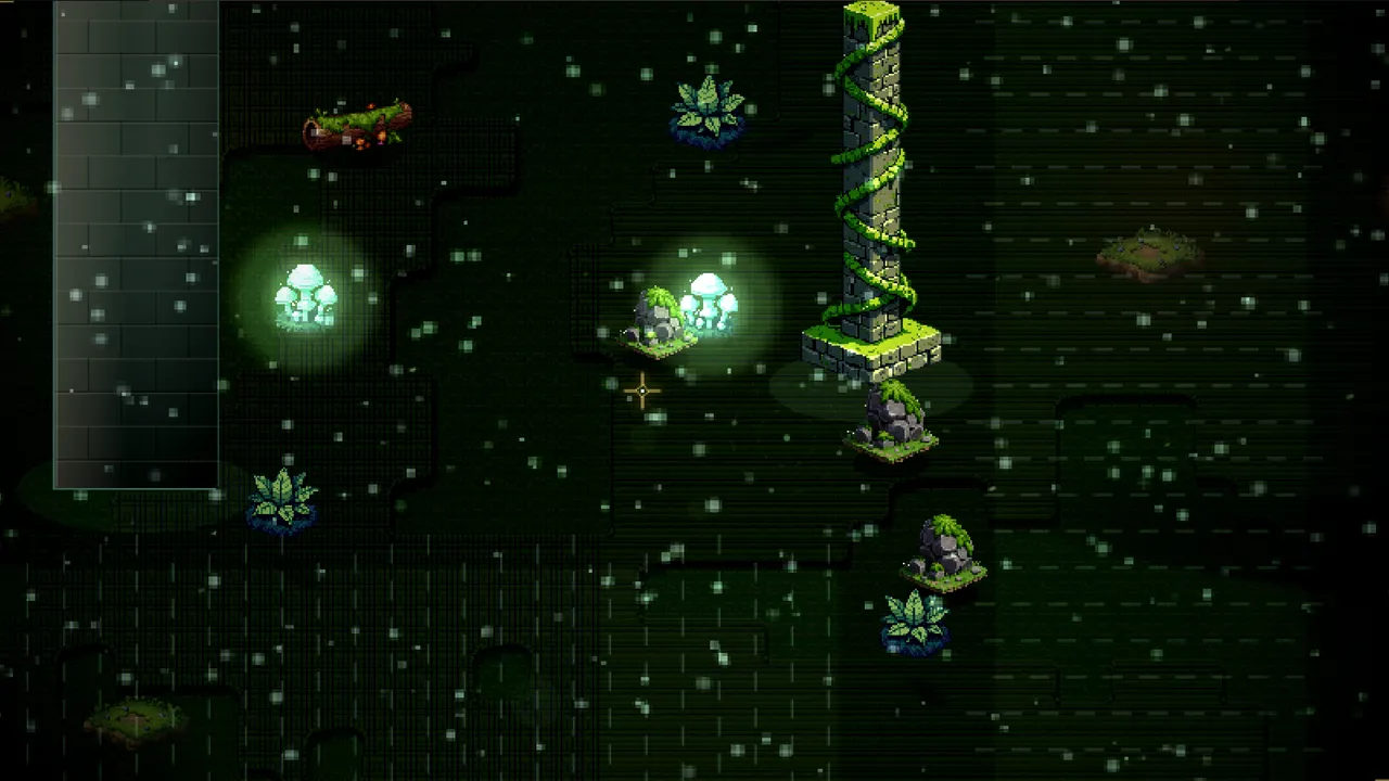 The Verdant Spire arena in Mystvale, as it renders in game